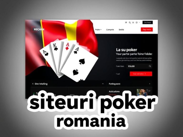 Siteuri poker Romania ghid complet 2025